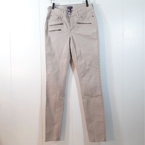 NYDJ khaki superskinny long size 2